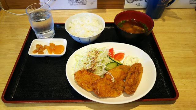 浜名湖産カキフライ定食